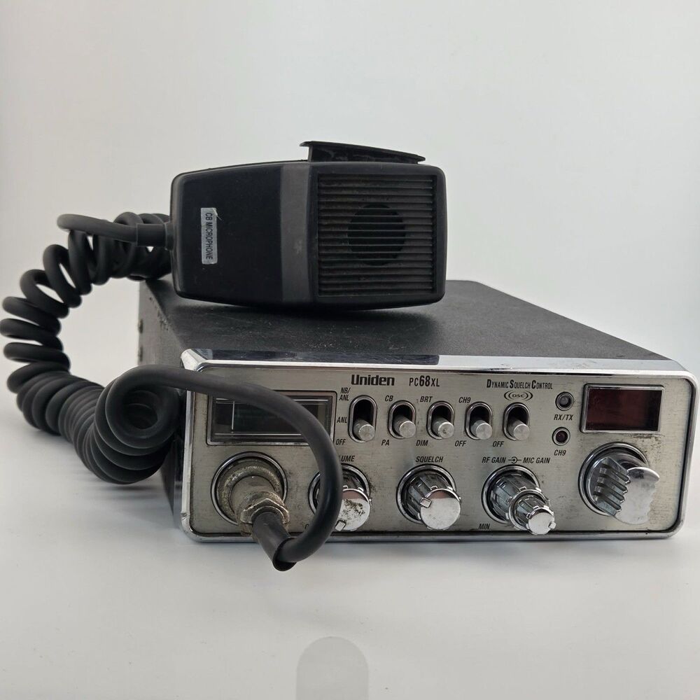 Uniden PC68XL CB radio w/ microphone (untested)
